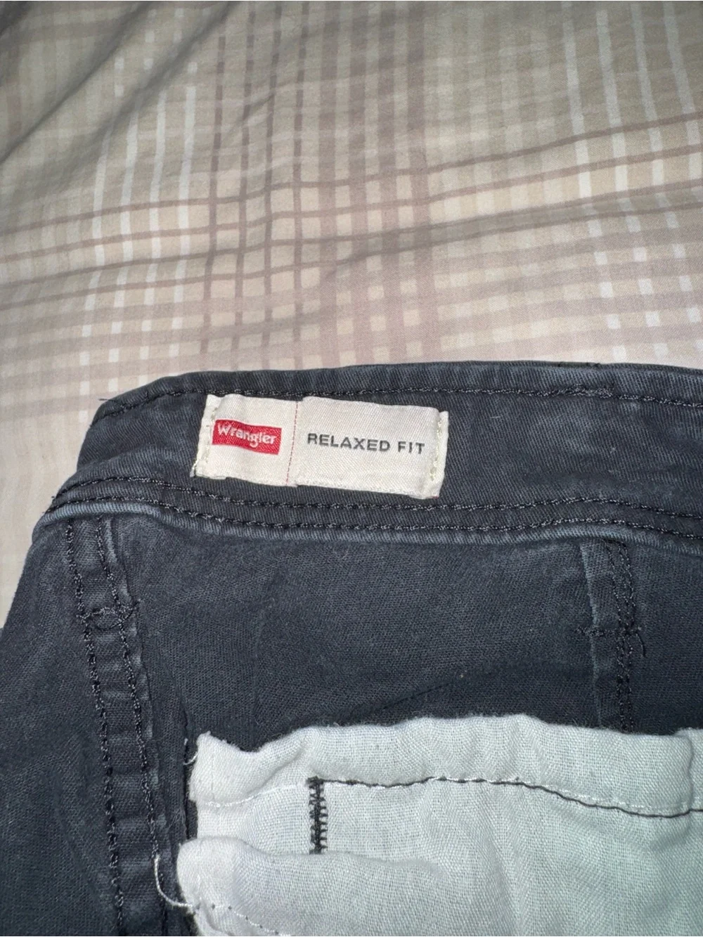Wrangler Men's Black Cargo Work Pants